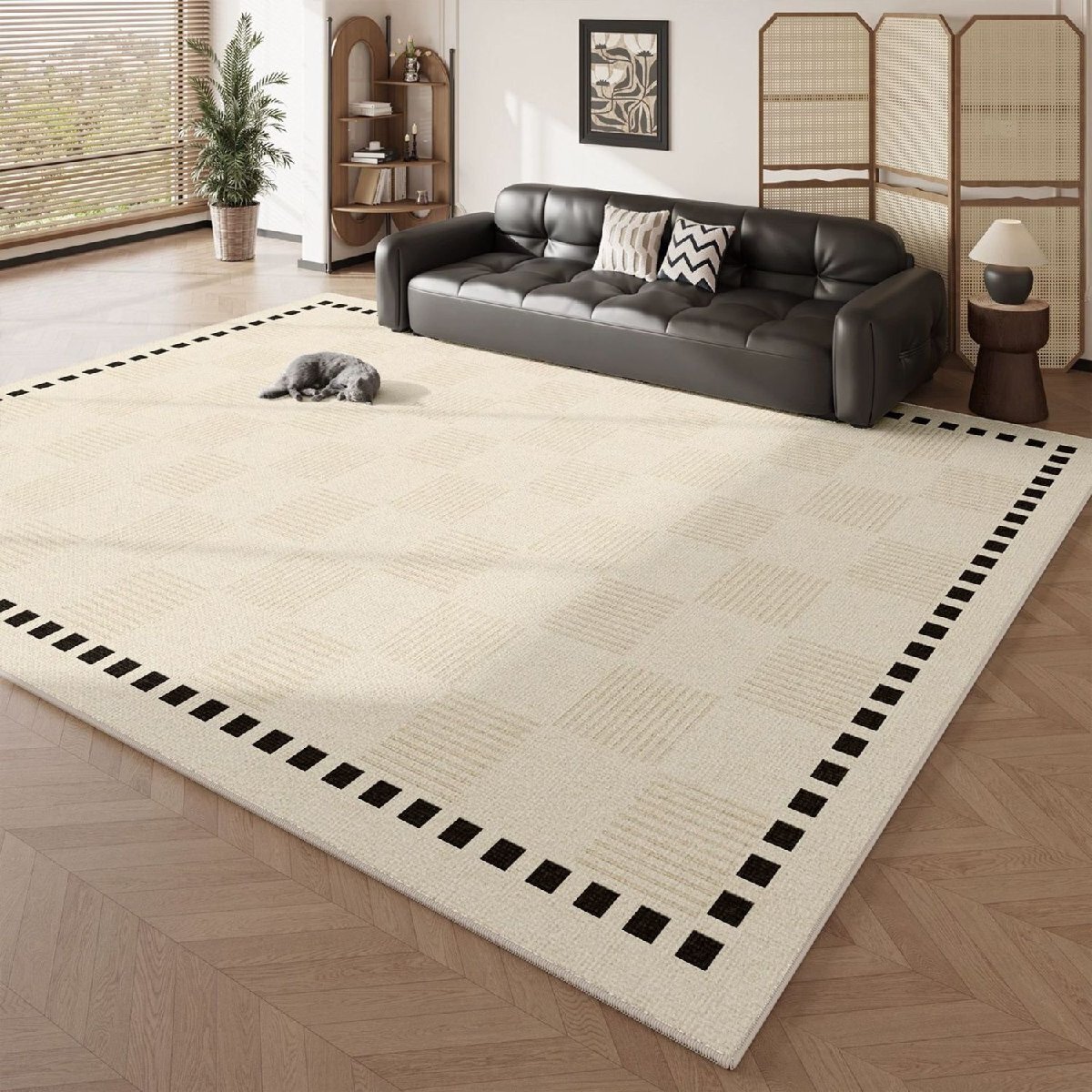 200*300cm 美品 ラグ カーペット ラグマット ベッドルーム クリーム風 リビングルーム 寝室の部屋 家庭用カーペットマット拍卖