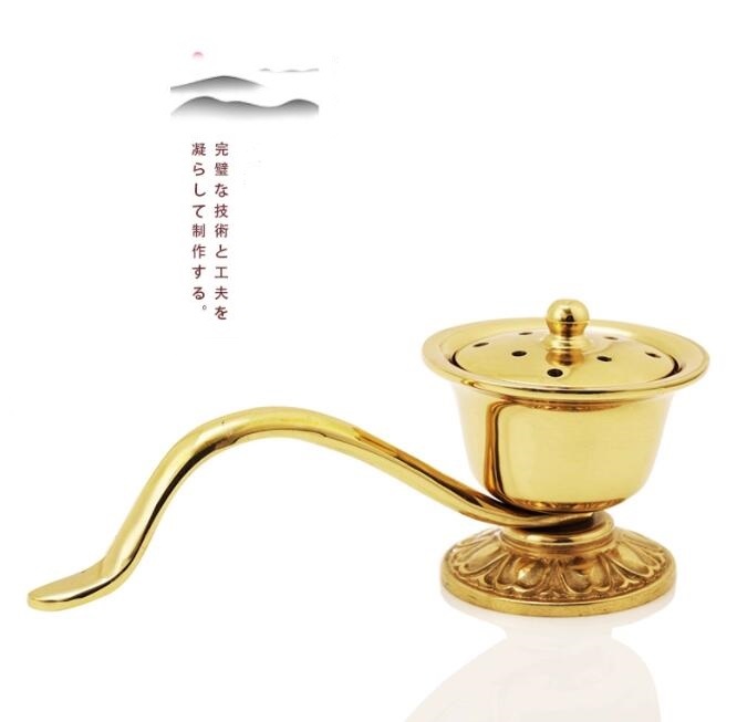 柄香炉 小型 香炉 護摩 法要 仏具 寺院仏具 密教法具 真鍮製拍卖