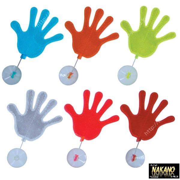 バイバイハンド 揺れる クリア 吸盤付き トラック用品 ガラスに貼り付け 店舗飾り 店舗扉 ドア装飾 玄関飾り 幼稚園 保育所拍卖