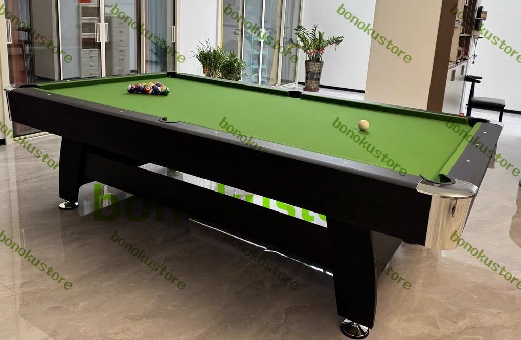 2in1 マルチゲームテーブル ビリヤード台 卓球台 室内 子供 大人 店用 9フィート 台布4色 (緑)拍卖