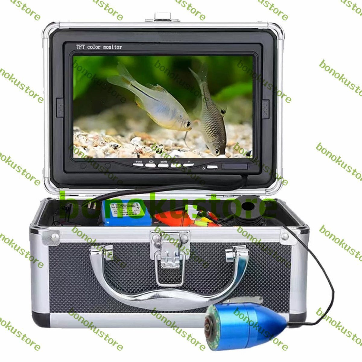 水中釣りカメラ 魚群探知機 7取り外し可能LCDモニター ライト付き 暗視機能 夜釣り 清水・濁水共通 魚探ワカサギ釣り 船釣り拍卖