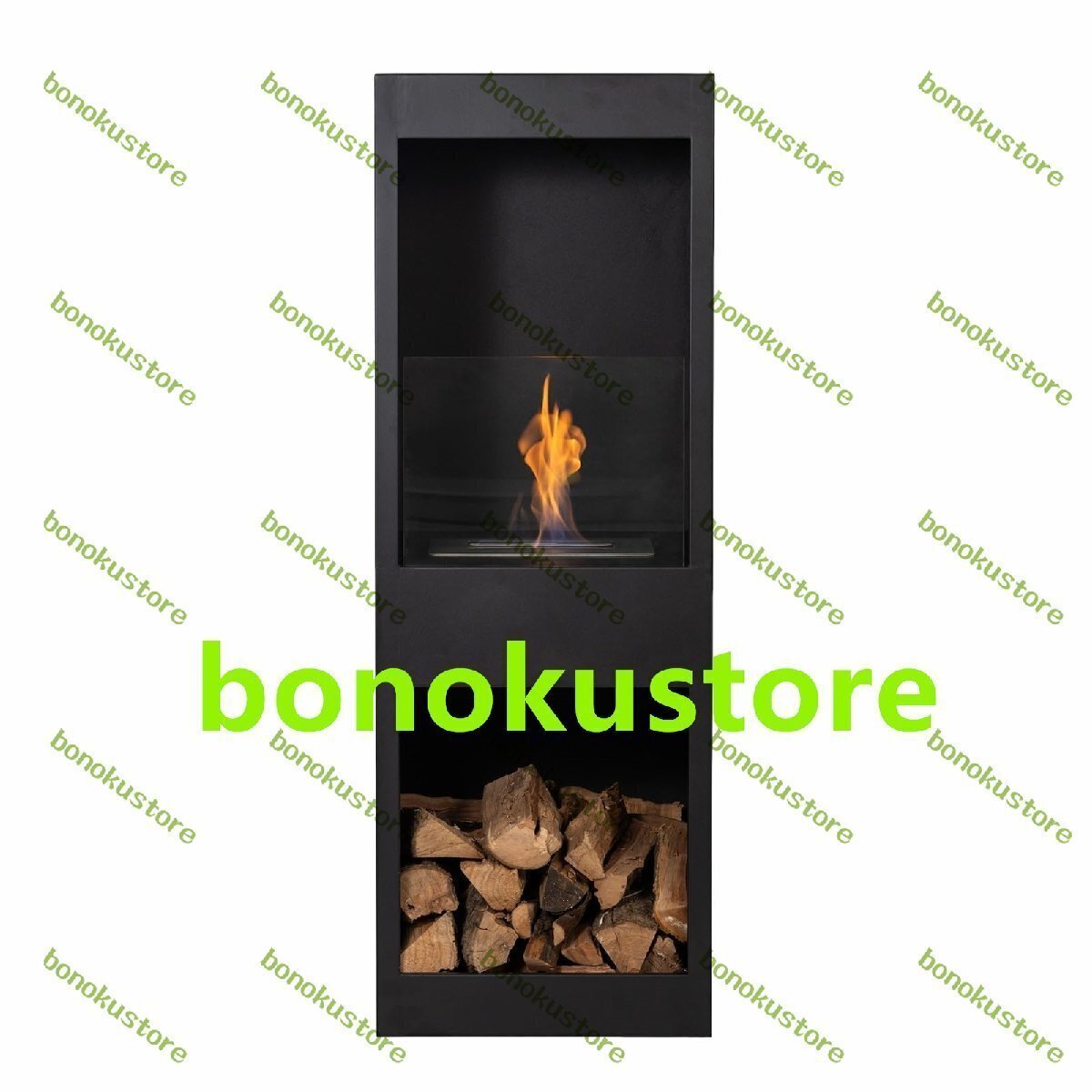 バイオエタノール暖炉 自立型 焚き火 ヒーターストーブ 煙突不要 クリーン燃焼 容量 2L 燃焼時間は4時間 42x42x120cm拍卖