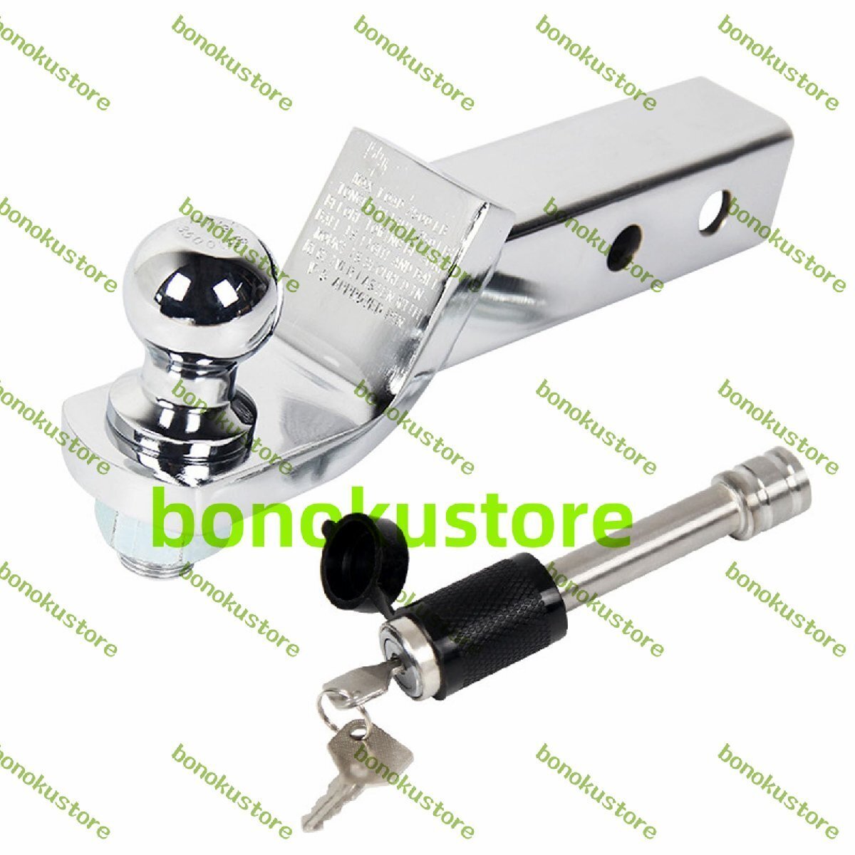 トレーラーヒッチボール スチール製 高耐久 牽引力6000LBS トレーラー 牽引 トレーラーヒッチトウバー 車両回復・オフロードトラック拍卖