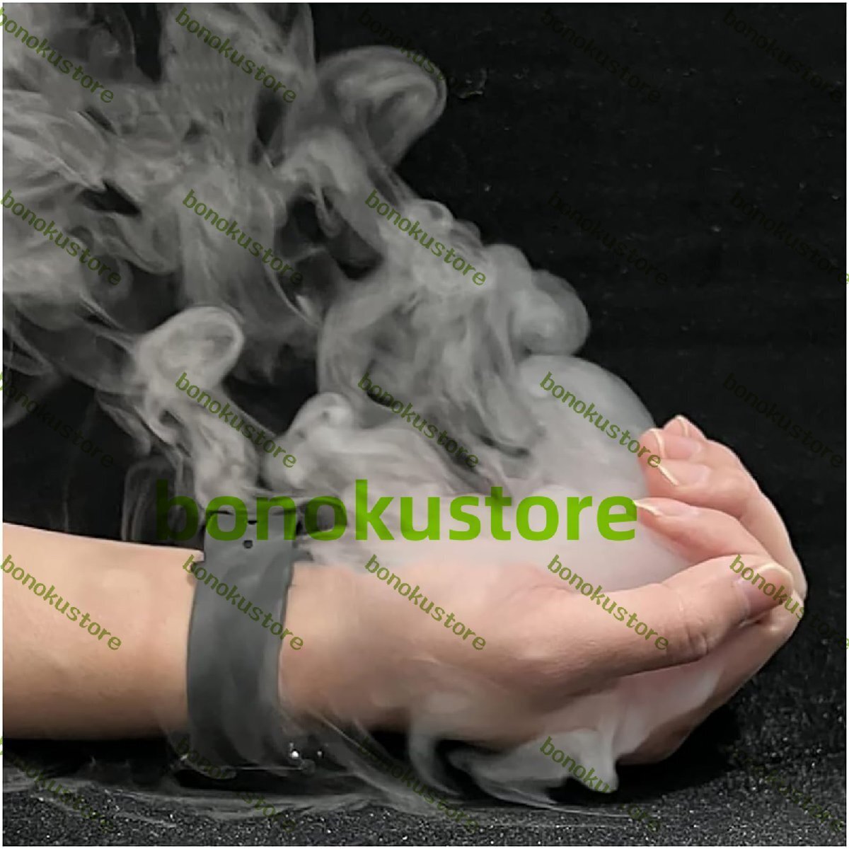 ミニアームコントロールマジックスモークトリック リモートコントロール付きスモークウォッチ 充電式フラッシュマジックギミック拍卖