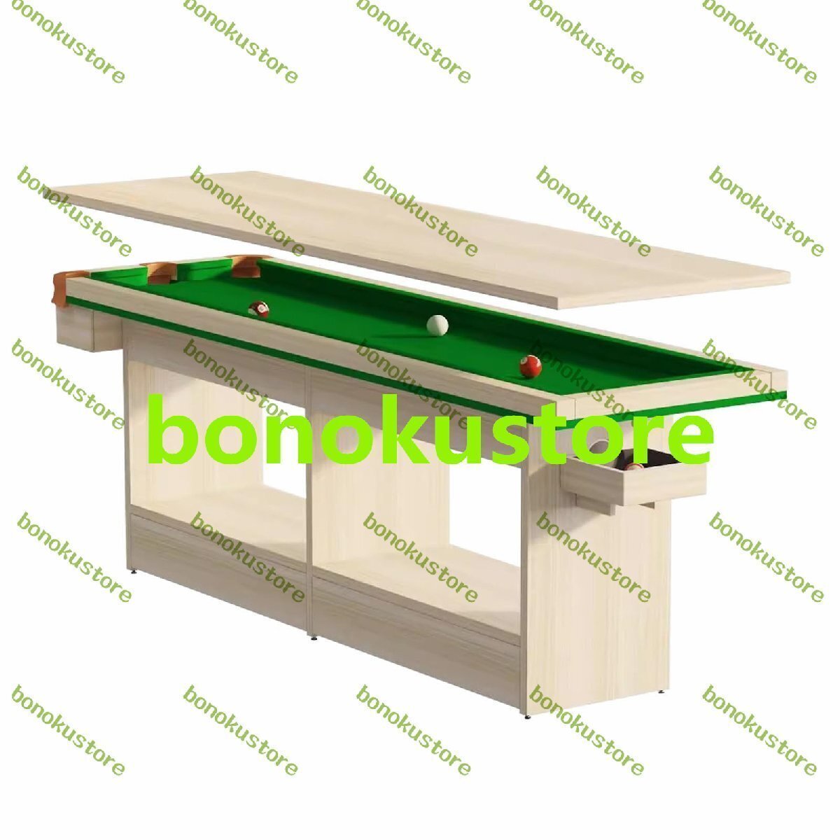 ポータブルビリヤード台8フィート トレーニング用小型ビリヤードテーブル スヌーカー練習テーブル リビングルームオフィス2.45x0.61m拍卖