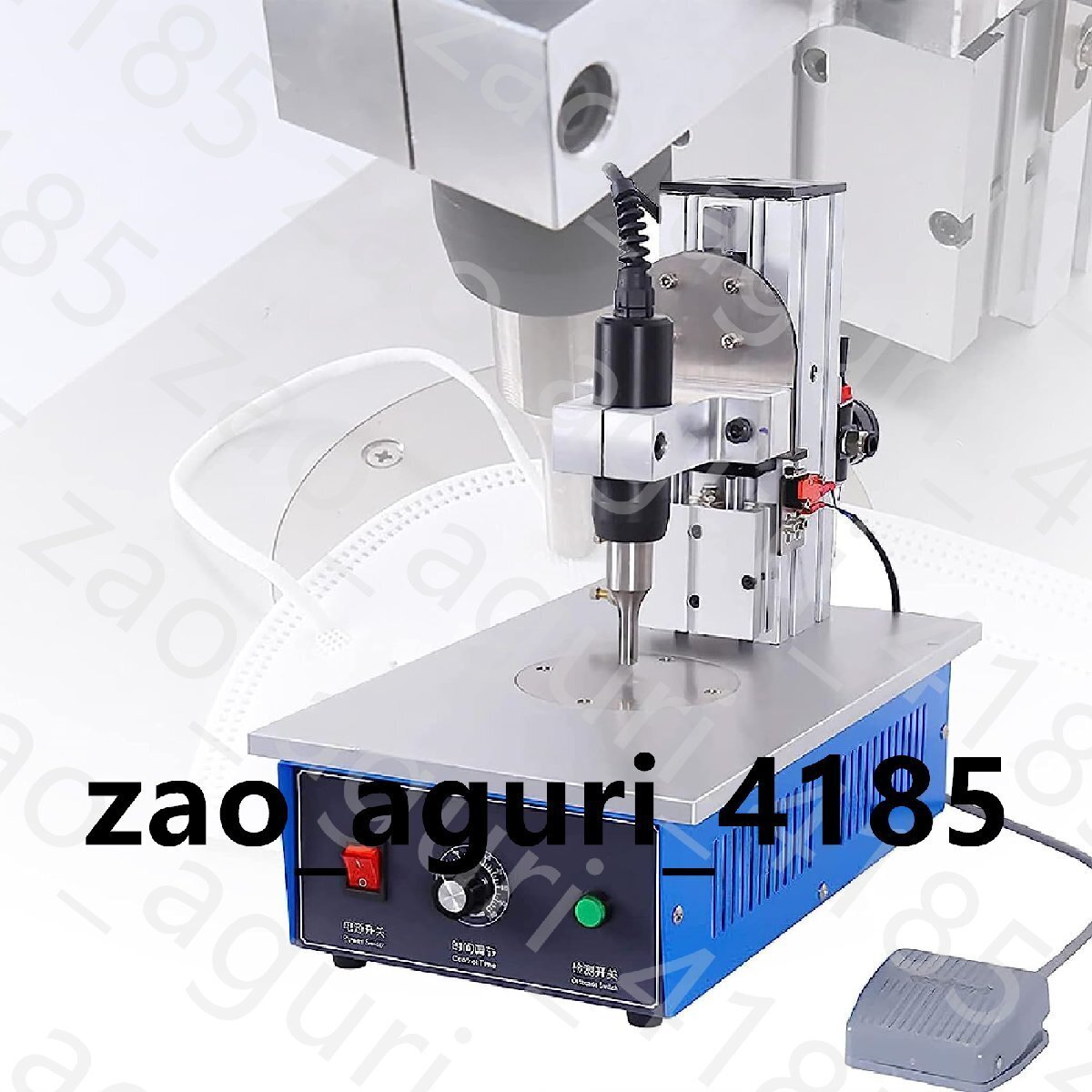 超音波スポット溶接機 1200W 35KHz プラスチック溶接機、電子ペダル付き溶接機超音波スポット溶接機 Φ9mm拍卖