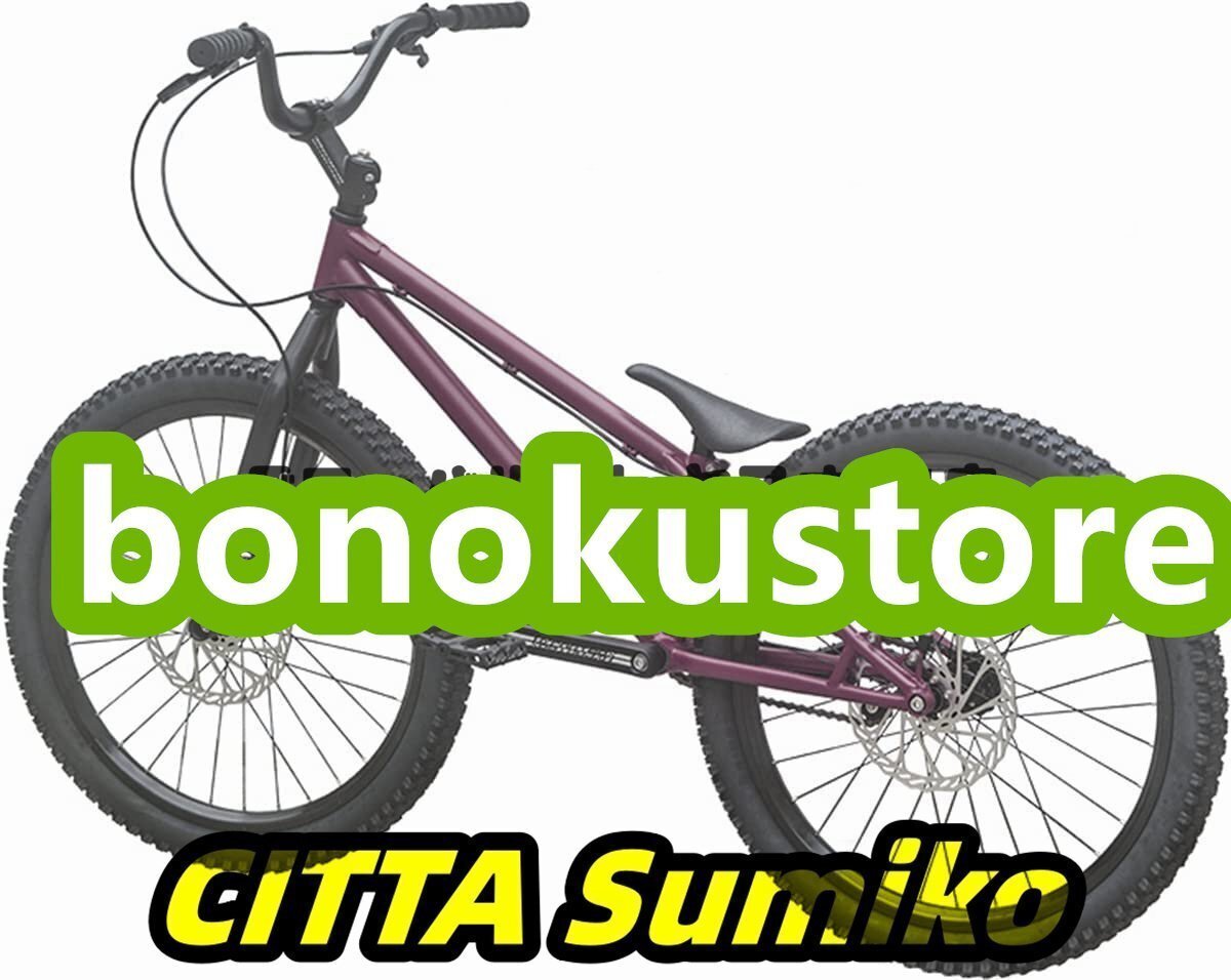 好評☆BMX 自転車 24インチ スタント用自転車 大人用 フロントおよびリアブレーキ付き Crmoフレームとフォーク パープル D115拍卖