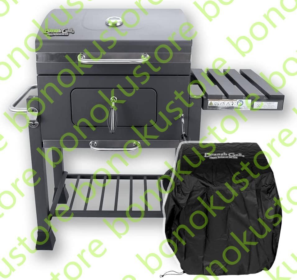 炭火焼き 中型 BBQグリル 3人~8人ぐらい最適 楽しいバーベキュー炭用グリル 本格派グリル 専用グリルカバーセット拍卖