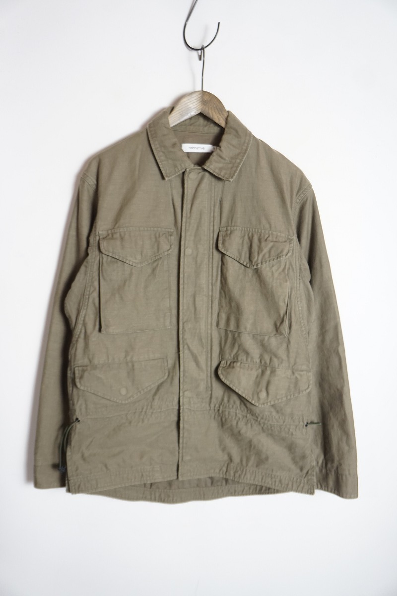 正規 20SS nonnative ノンネイティブ TROOPER JACKET COTTON BACK SATIN NN-J3710 ミリタリー ジャケット カーキ サイズ0 904P 本物★2拍卖