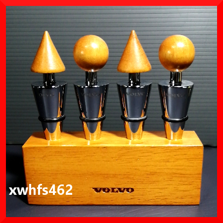 新品即決 非売品 VOLVO ボルボ ワインボトルストッパーセット ワインボトルキャップ ワインストッパー ディーラー 限定 ノベルティ kch拍卖