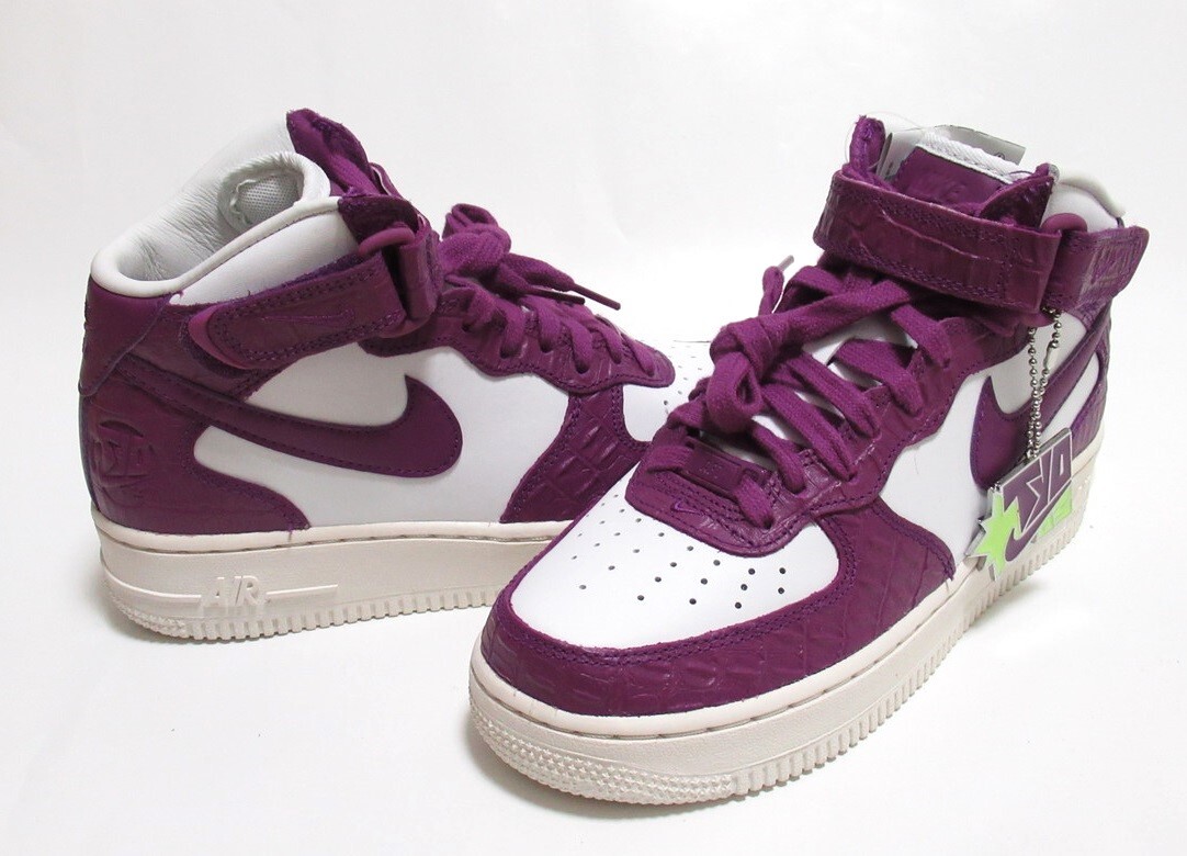NIKE WMNS AIR FORCE 1 '07 MID LX 紫 バイオテック 28cm ナイキ エアフォース1 ミッド LX 東京 DZ4865-503拍卖