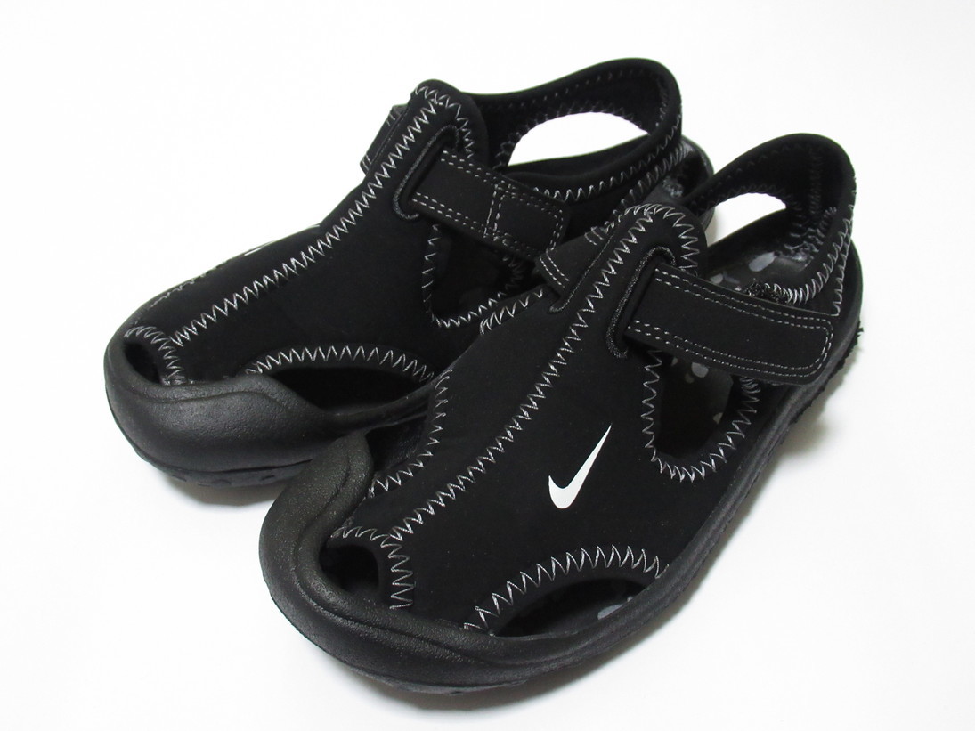 NIKE SUNRAY PROTECT PS サンダル 黒 ブラック 20cm ナイキ サンレイ プロテクト 子供 キッズ ビーサン マジックテープ 903631-001拍卖
