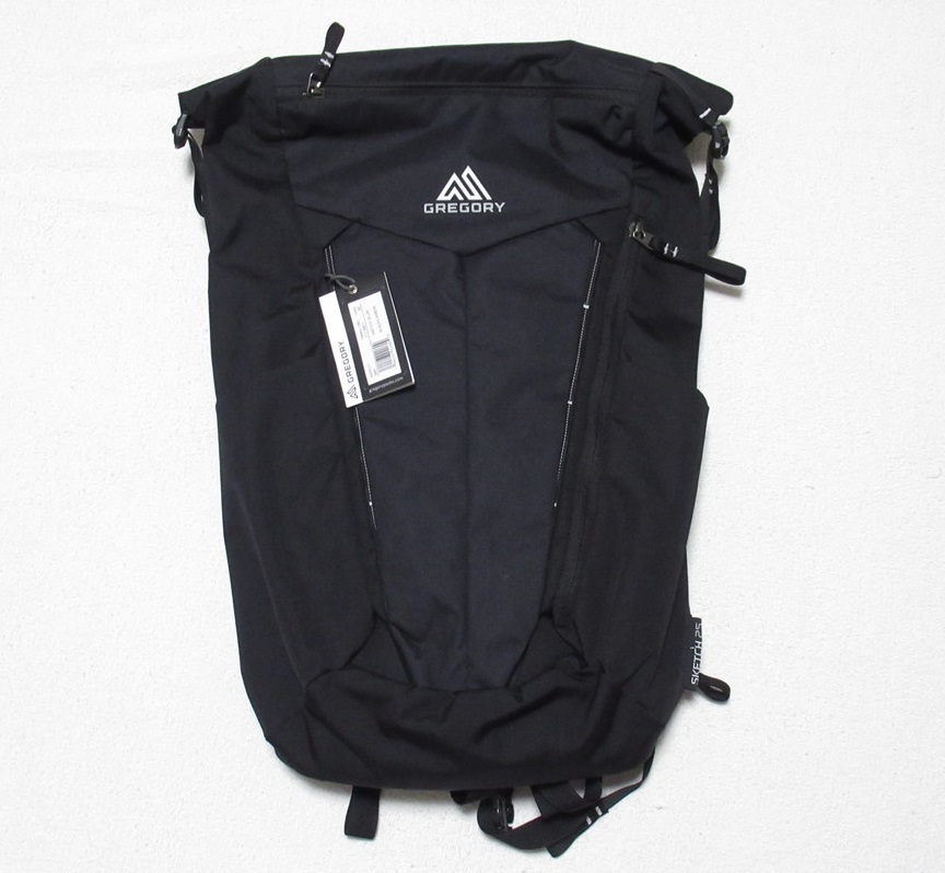 GREGORY ASPECT SKETCH 25 UR 黒 ブラック 25L グレゴリー リュック デイパック スケッチ25 ロールトップ拍卖