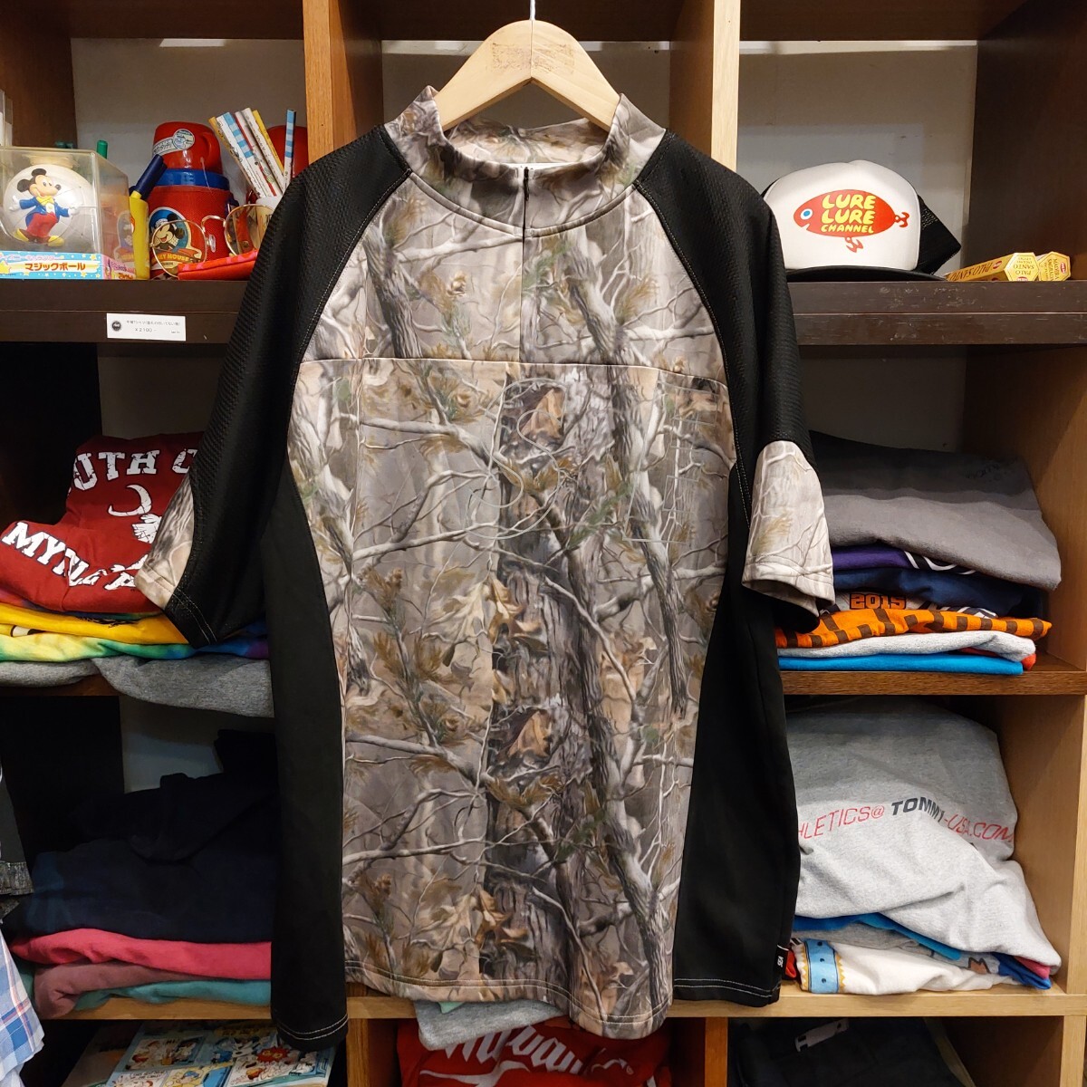 WIND AND SEA ロゴリフレクター 半袖 ジップアップ シャツ XL レーヨン カモフラ 迷彩 WDS-O-SSD-24-Q4-TP-04 07H2702拍卖