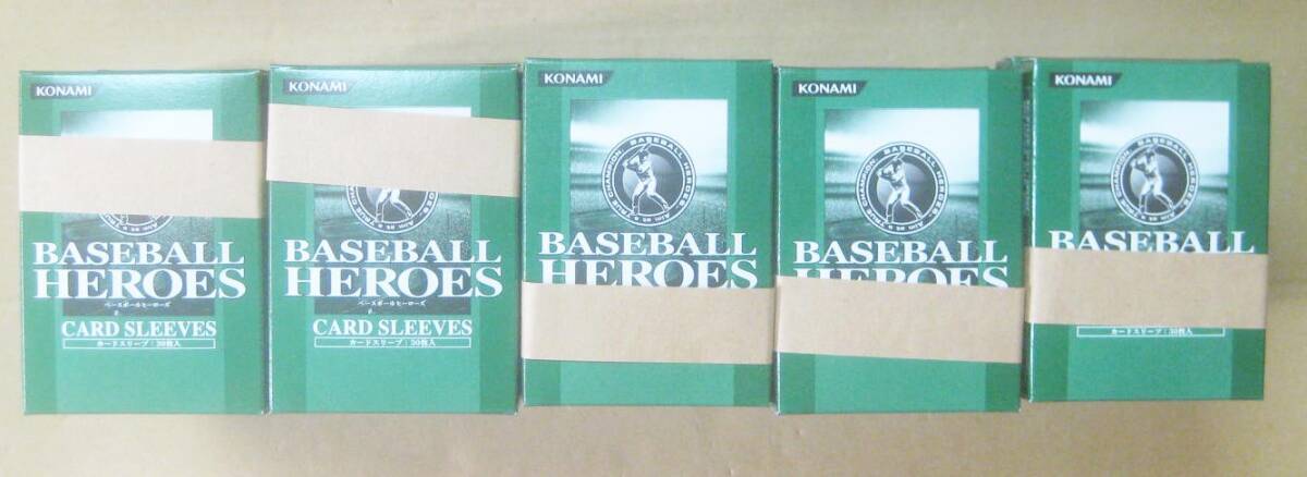 KONAMI コナミ ベースボールヒーローズ カードスリーブ ジャンク 拍卖