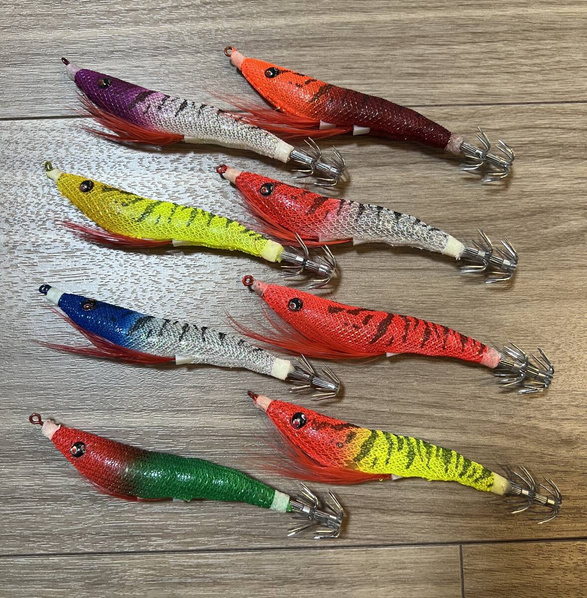 見切り品 【訳あり】 イカメタル スッテ 8本セット オモリグ ドロッパー 夜光 ケイムラ 浮き 仕掛け 蓄光 疑似餌 エギング拍卖