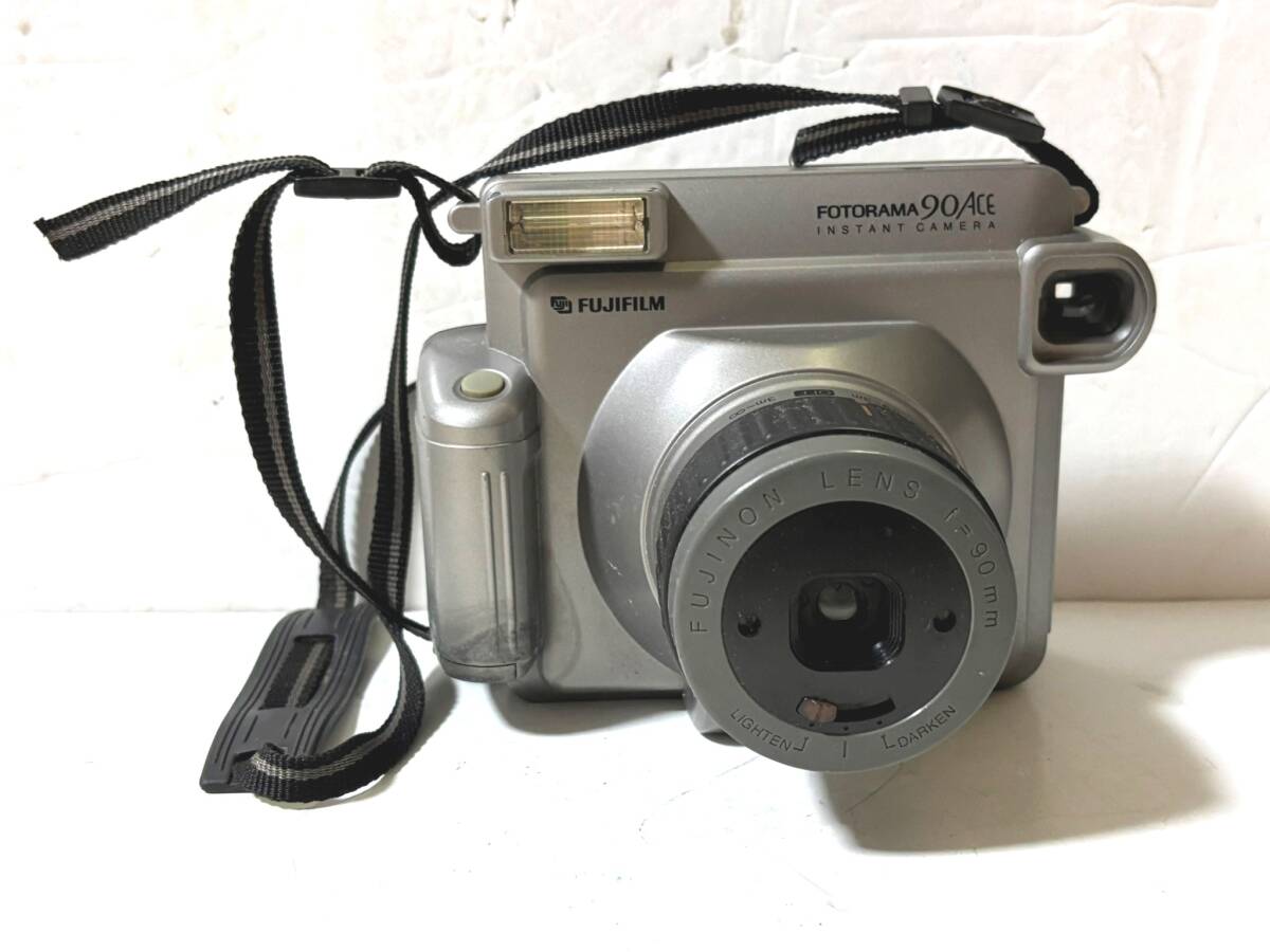 ジャンク FUJIFILM FOTORAMA 90 ACE F=90mm フジフィルム フォトラマ インスタントカメラ シルバー/ビンテージ レトロ 家電 雑貨/NL拍卖