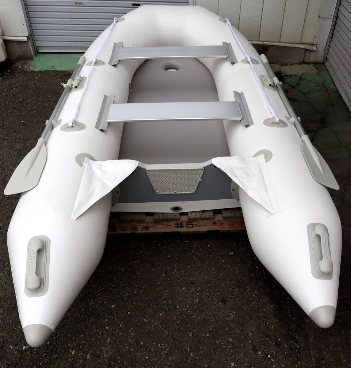 SIRASAGI SpainOZEAM社 EX315AD 横揺れに強いフラット船底構造 +移動にらくらくワンタッチドーリー 4名定員 インフレータブル拍卖