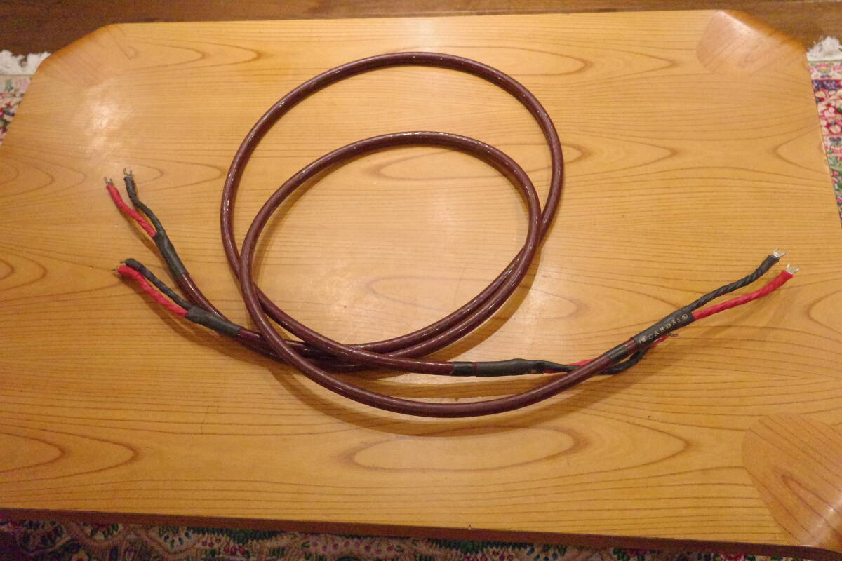 ハイファイ堂にて購入 2m5cm CARDAS GOLDEN CROSS カルダス スピーカーケーブル ゴールデンクロス 拍卖