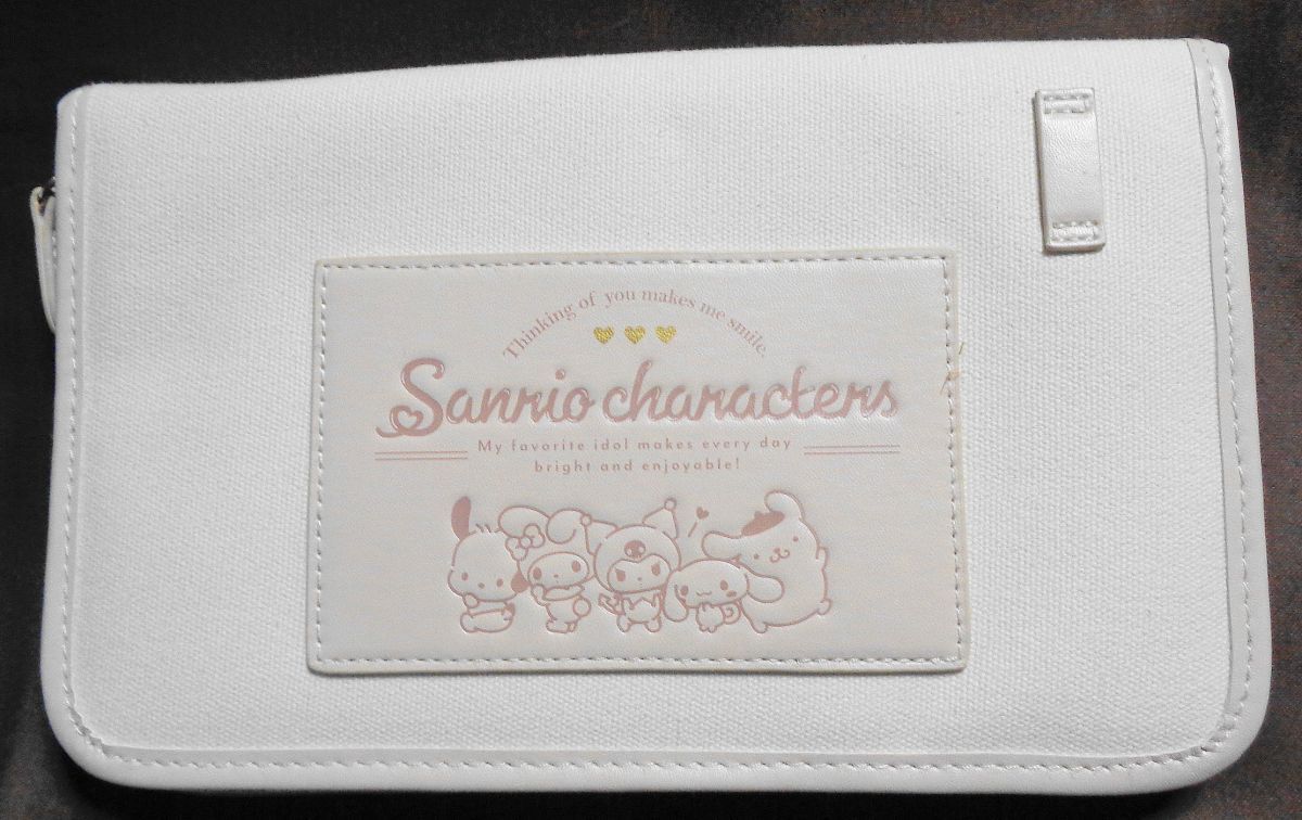 ◇^サンリオキャラ♪二つ折り収納ケース ベージュ拍卖