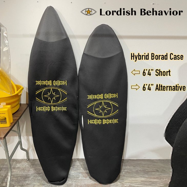 ■Lordish Behavior■ハイブリッド ボードケース 6'4 ショート用 軽量 メッシュ素材/ローディッシュビヘイビア HYBRID BOARD拍卖