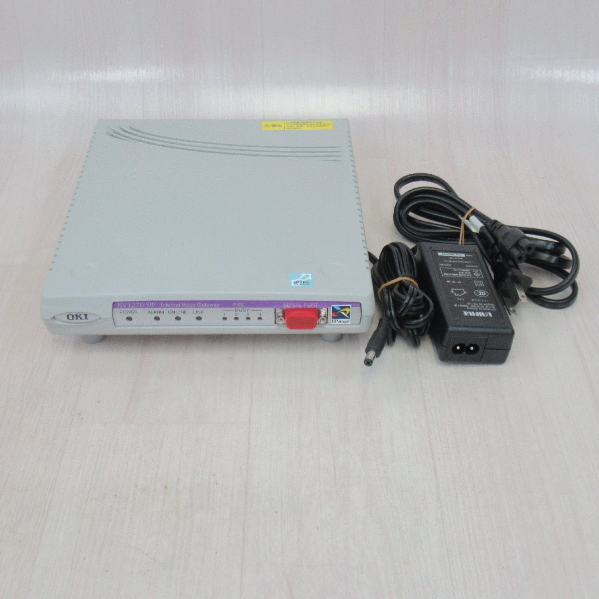 OKI BV1270 SIP-FXS 沖 SIP対応 VoIPゲートウエイ AC付 保証有 ZZE 19417#拍卖