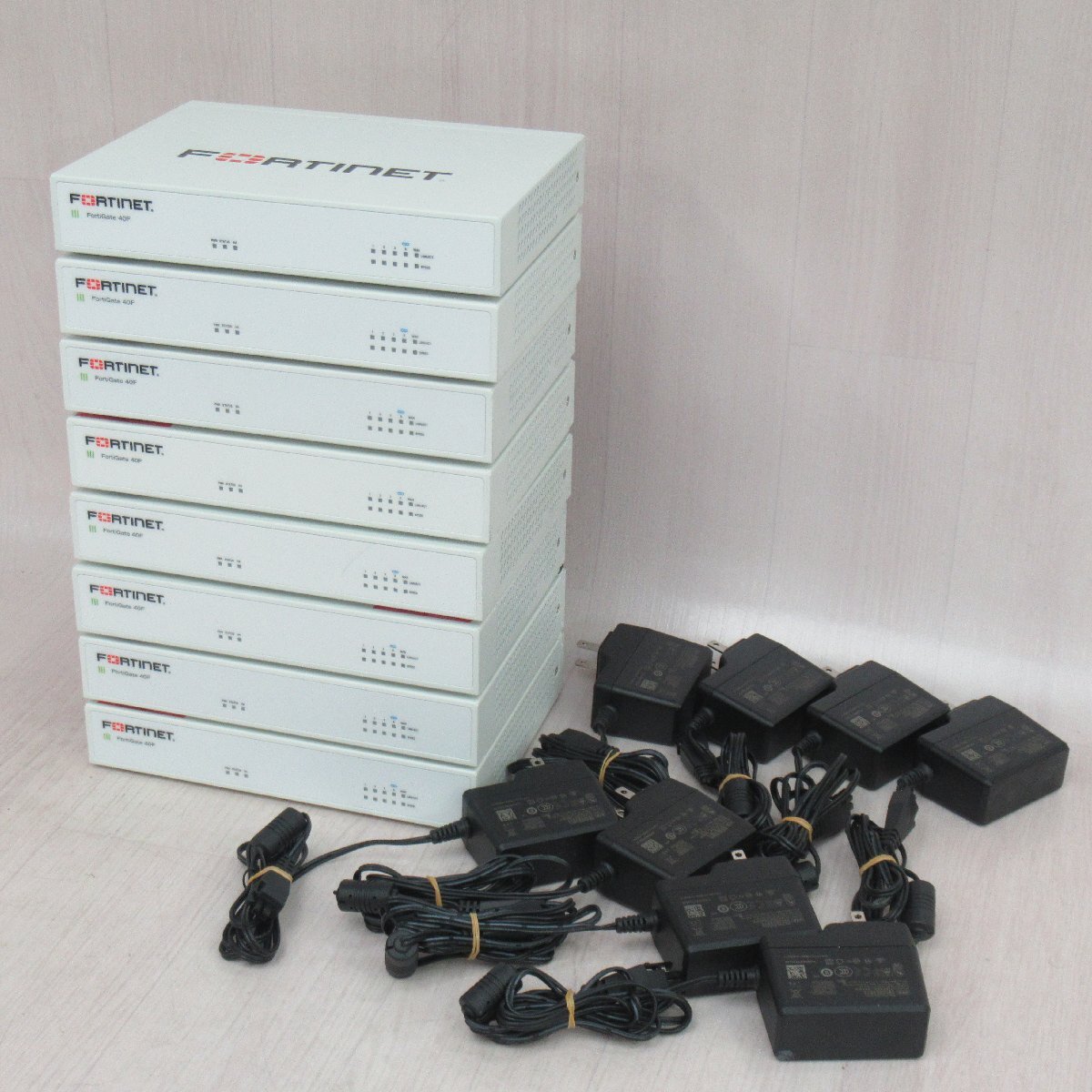 Fortinet FG-40F (8台セット) FortiGate-40F UTM ライセンス25年11月~26年04月 保証有 XY 19477#拍卖