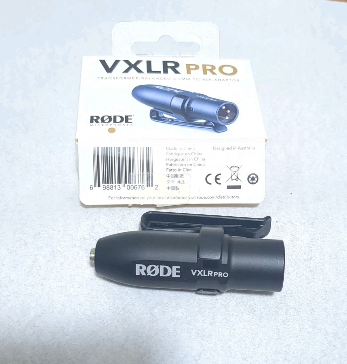 RODE Microphones ロードマイクロフォンズ VXLR Pro 3.5mmTRS-XLR変換アダプター VXLRPRO拍卖