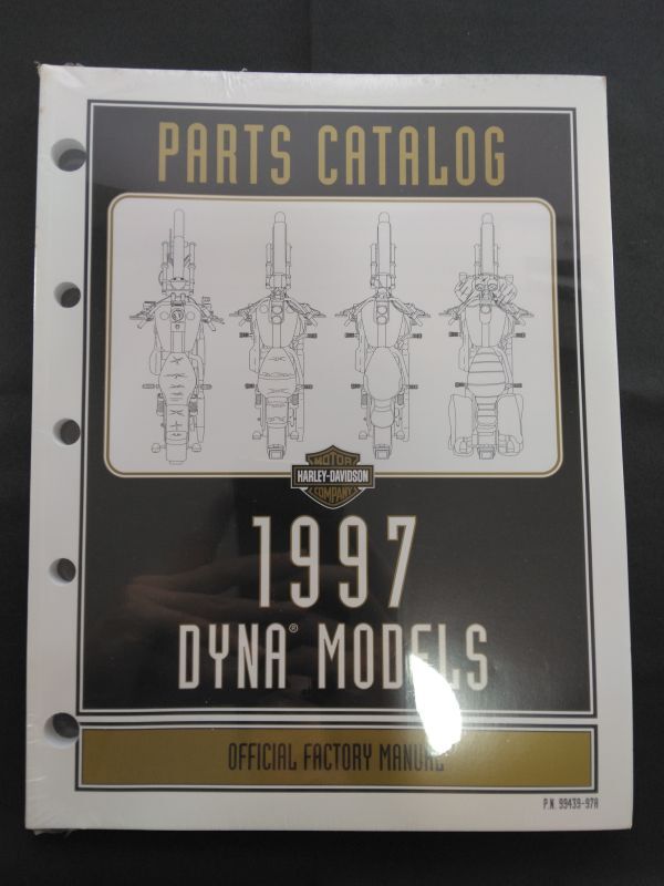 1997 DYNA MODELS OFFICIAL FACTORY MANUAL P.N.99439-97A ダイナ ハーレーダビッドソン Harley-Davidsonパーツカタログ(パーツリスト)拍卖