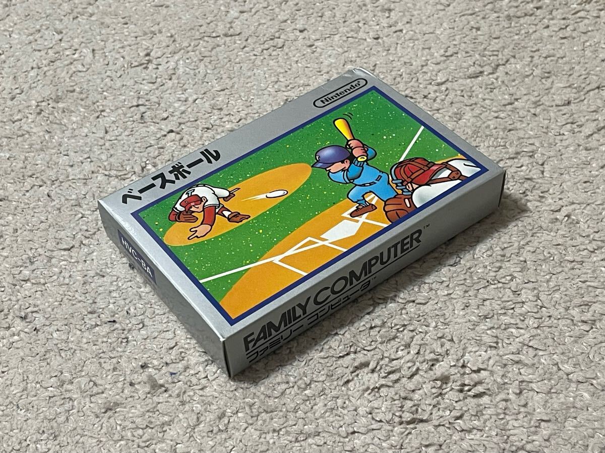 ファミコン初の野球ゲーム! 良品 新品未使用 未開封 銀箱 初期 ベースボール拍卖