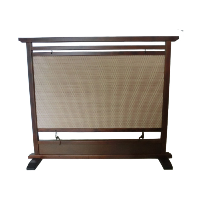 和風衝立 ブラウン 間仕切り パーテーション 限定1拍卖