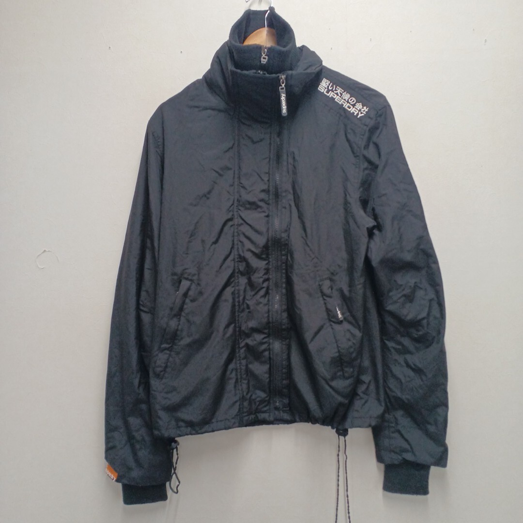 ★【古着】SUPER DRY(スーパードライ) アウター(ジャンパー、ブルゾン) Sサイズ 黒拍卖