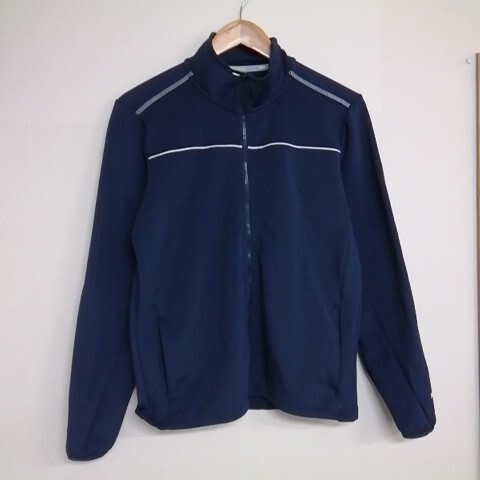 ★【古着】 PUMA(プーマ) トラックジャージ(トレーニングウェア) Lサイズ 紺色 レディース拍卖