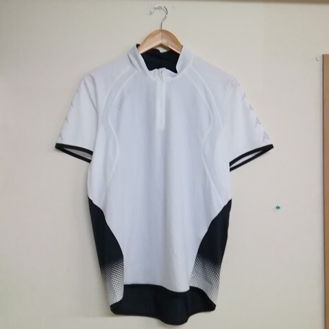 ★【古着】 Kappa(カッパ) ゴルフウェア(スポーツウェア) Oサイズ ホワイト&ブラック拍卖
