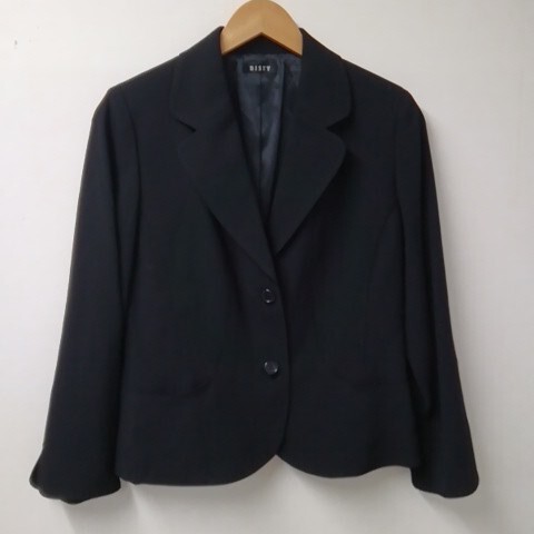 ★【古着】東京スタイル トップス ジャケット 長袖 ポケット付き 黒(ブラック) 拍卖