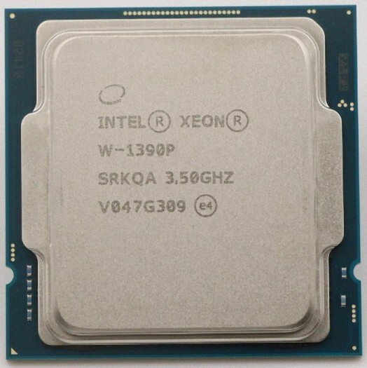 Intel Xeon W-1390P SRKQA 8C 3.5GHz 16MB 125W LGA1200 DMI 3.0 国内発拍卖