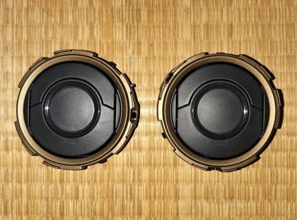 在庫希少!【未使用 ホンダ 純正】N-VAN+スタイル エアコンアウトレット 吹き出し口 2個セット カーキ装飾拍卖