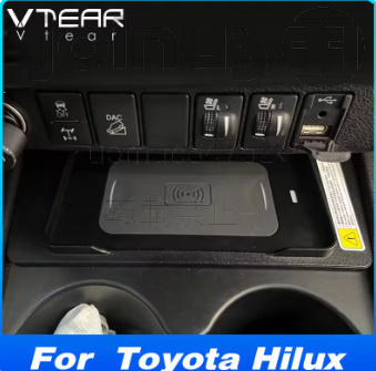トヨタ ハイラックス ワイヤレス充電器 車用充電プレート スマートフォン ホルダー 製品 アクセサリー15W 20162022 TOYOTA HILUX拍卖