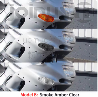 カワサキ ZZR ターンシグナルオートバイライト LEDインジケータ照明ウインカーカバーKAWASAKI ZZR 忍者 1100D 1993-2001 ZX 11拍卖