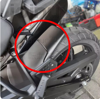 ハーレー パンアメリカ リア フェンダー エクステンション マッドガード プラスチック Harley 1250 RA1250 S 2021-2023拍卖