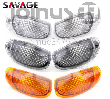 カワサキ ZZR1100 D ZX-11 フロント ウインカーセット ターンシグナル ライト レンズ オレンジ クリア 忍者 ZZR1100 D ZX-11 ZZR1200拍卖