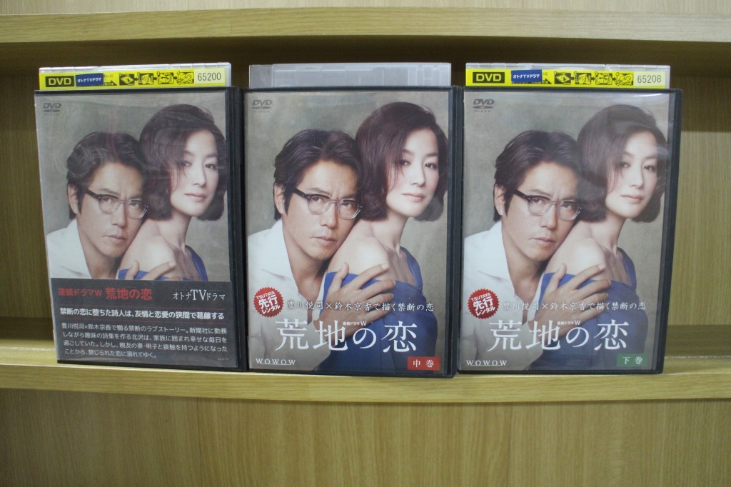 DVD 連続ドラマW 荒地の恋 豊川悦司 鈴木京香 田口トモロヲ 富田靖子 全3巻 ※ケース無し発送 レンタル落ち ZX28拍卖