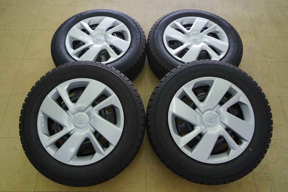 【新車外し 中古】16インチ トヨタ ライズ 純正 鉄 4H100 6J【新品】195/65R16 TOYO スタッドレス ガリット ギズ GIZ ダイハツ ロッキー拍卖