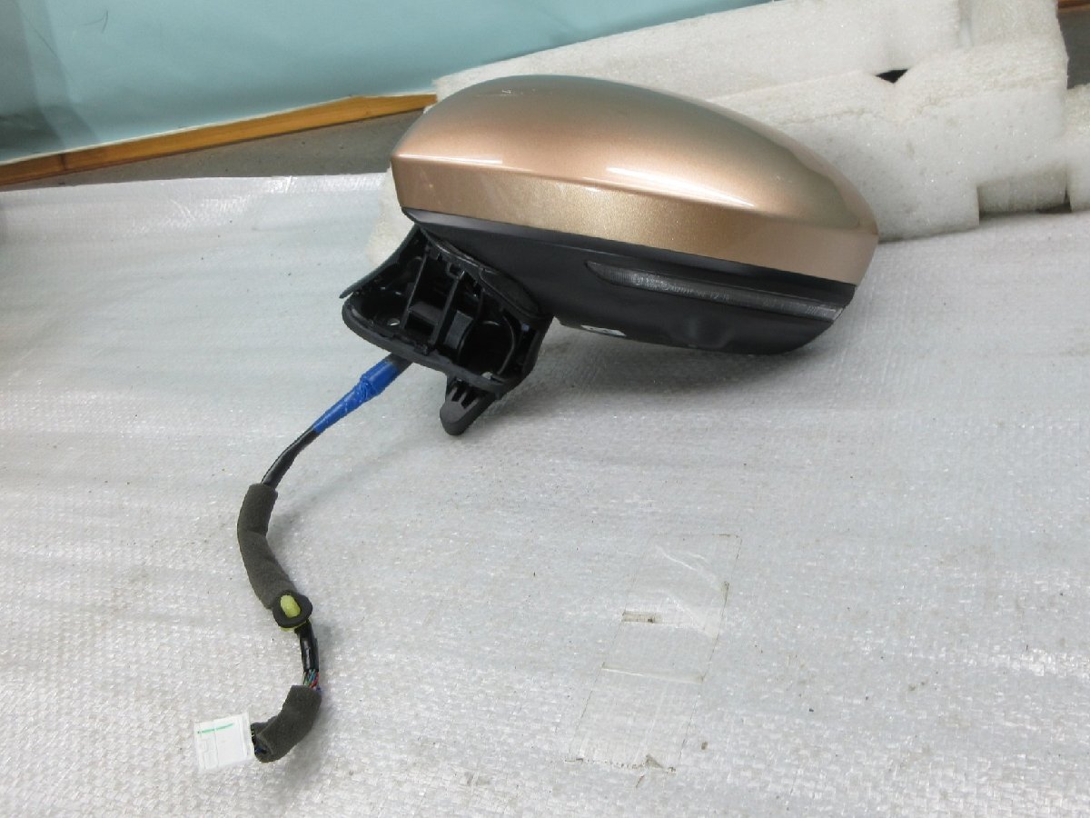 ◆ FSNE13 FE13 ノート オーラ NOTE AURA 純正 左ドアミラー カメラ付き 96302-6XJ4A サンライズカッパー拍卖