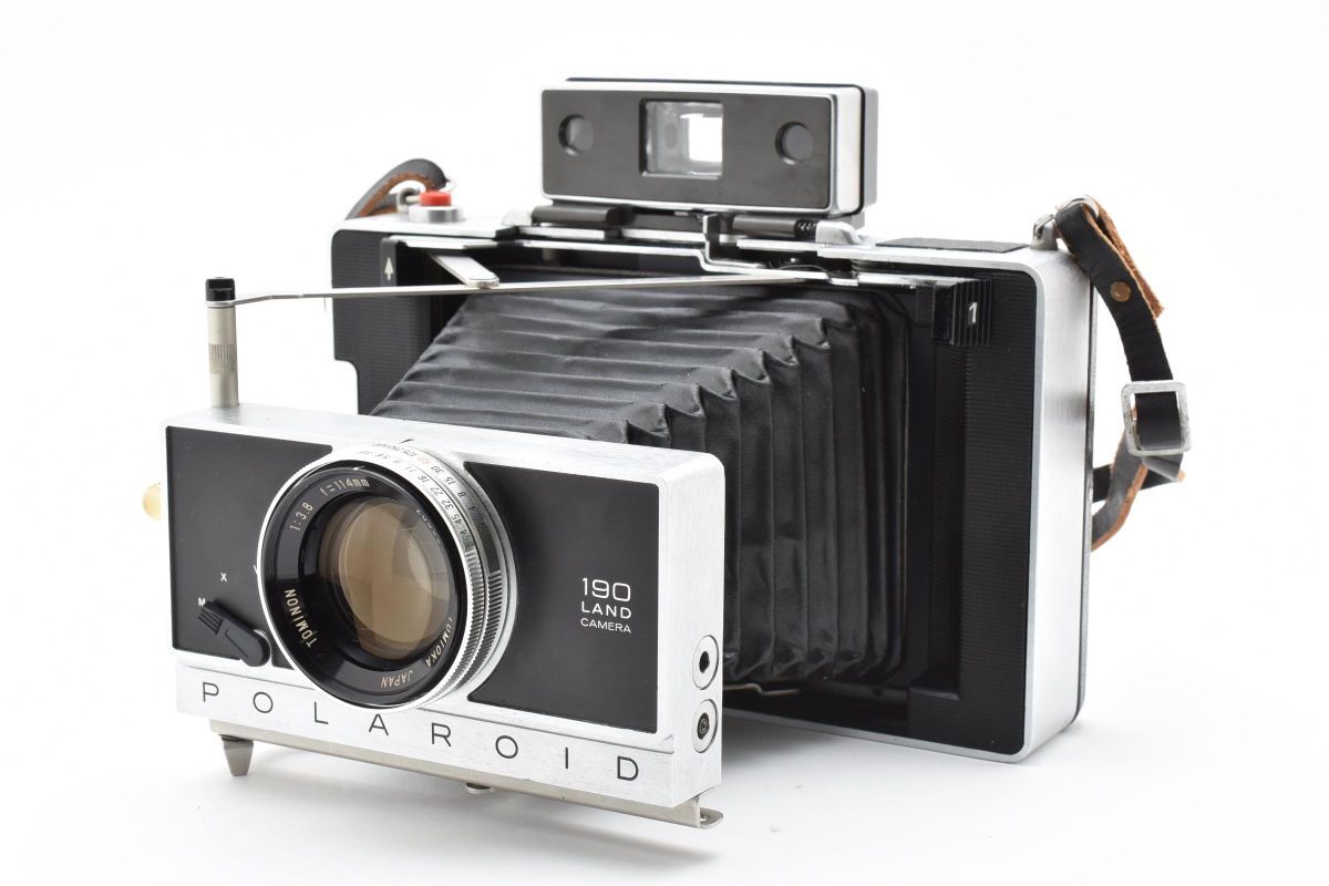 ★希少極上品★ポラロイド POLAROID 190 LAND CAMERA TOMIOKA TOMINON F3.8 114mm★ LL212#5319拍卖