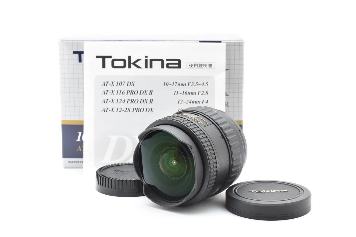 ★新品級★トキナー TOKINA AT-X 107 DX Fish Eye 10-17mm F3.5-4.5 Nikon ニコン Fマウント★ LL68#5428拍卖