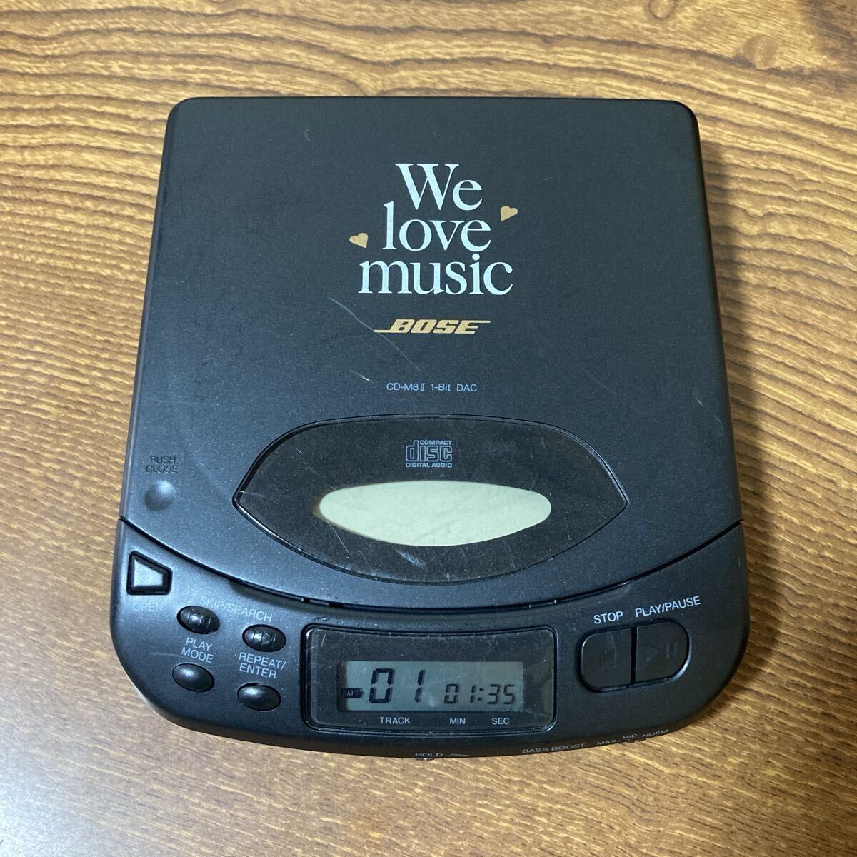 レア BOSE ポータブルCDプレーヤー CD-M8Ⅱ 動作確認済 CDウォークマン拍卖