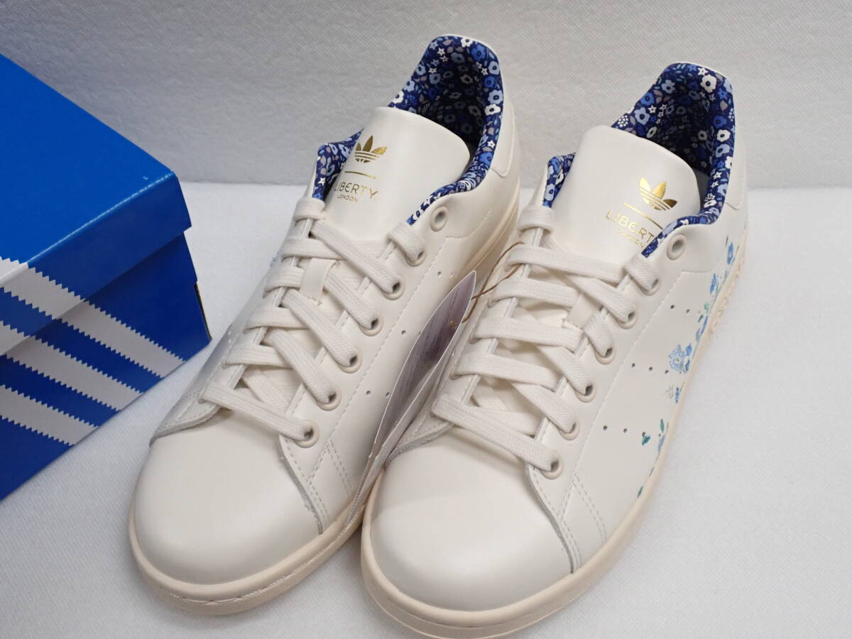 未使用品 adidas アディダス スタンスミス リバティ 24cm JP9794 花柄 スニーカー 定形外郵便全国一律920円 J14-MA拍卖