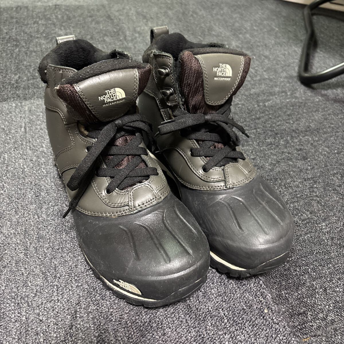 THE NORTH FACE ノースフェイス スノーブーツ ブラック 茶 28cm拍卖