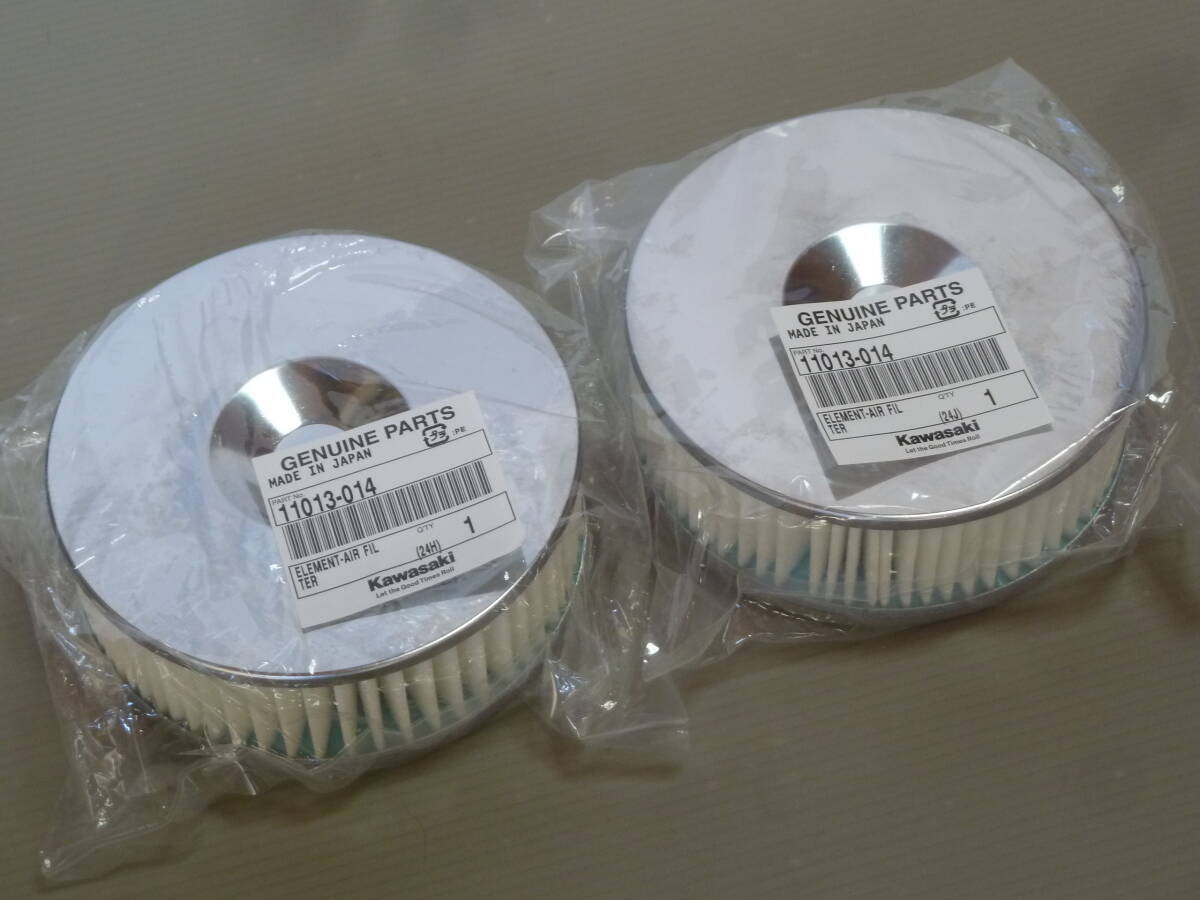 W1 W3 W1SA カワサキ純正 エアフィルターセット 新品拍卖